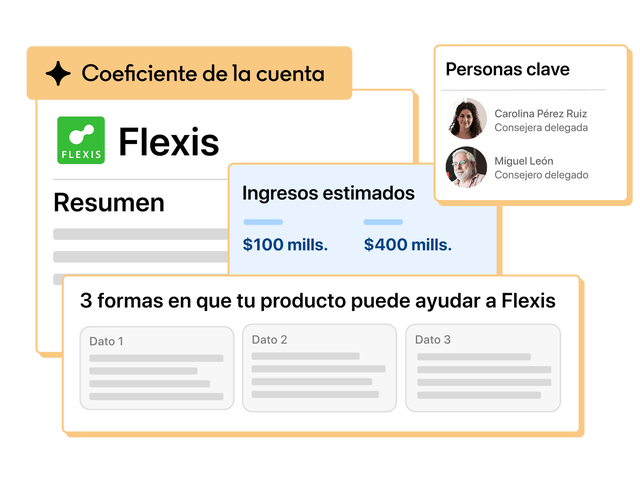 Imagen de la interfaz del producto que representa las conversaciones que suben de listón