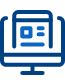 An icon of a computer monitor with a mobile device on screen.