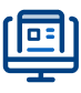 An icon of a television screen and wireless remote controller.